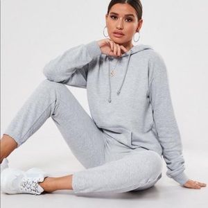 Grey hoodie and jogger set